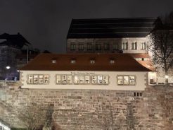 Restaurant Abendaufnahme eines Nürnberger Restaurants